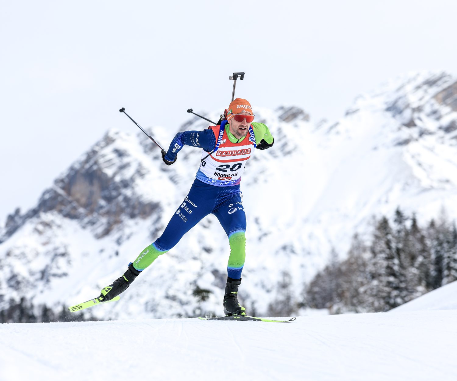 08.12.2023, Hochfilzen, Austria (AUT):
Jakov Fak (SLO) - IBU World Cup Biathlon, sprint men, Hochfilzen (AUT). www.nordicfocus.com. © Manzoni/NordicFocus. Every downloaded picture is fee-liable.